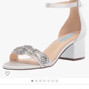 Betsy Johnson white shoes